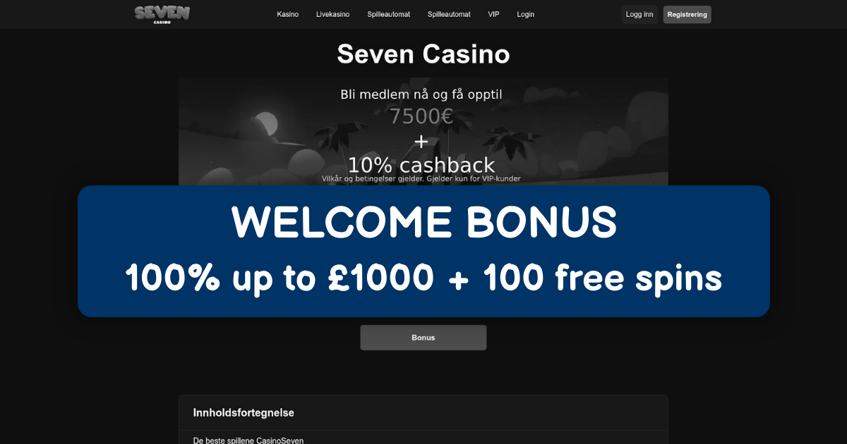 Seven Casino banner